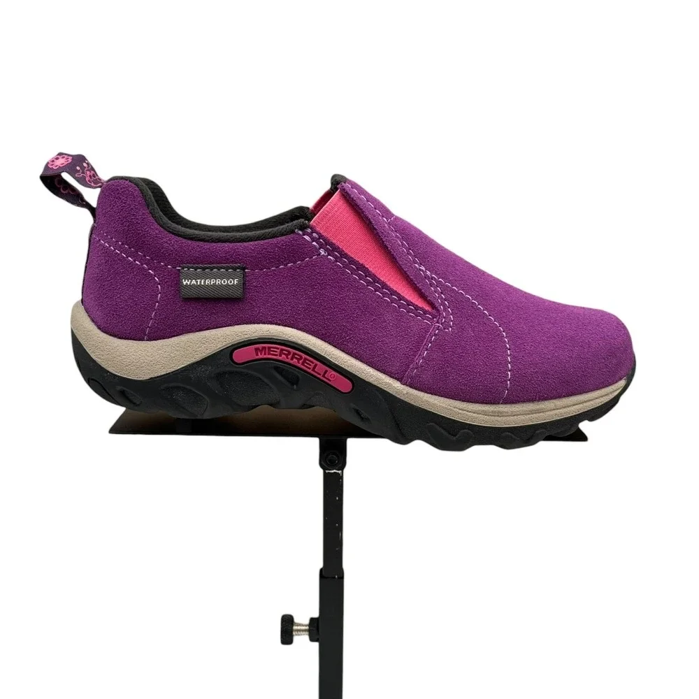 Merrell‎ Girls Jungle Moc Frosty Waterproof Slip-on Moccasin Size 10.5 Wineberry